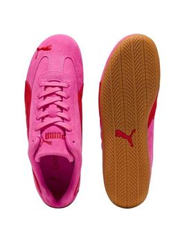 Sapatilhas Puma Speedcat OG fúcsia e vermelho para mulher.