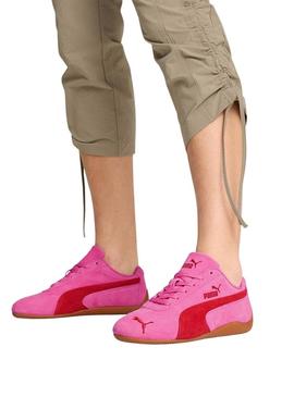 Sapatilhas Puma Speedcat OG fúcsia e vermelho para mulher.