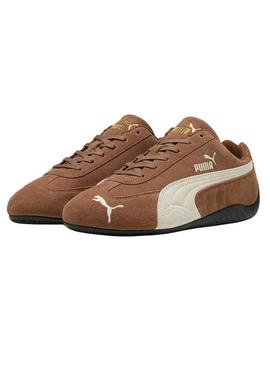 Sapatilhas Puma Speedcat OG marrom para mulher.