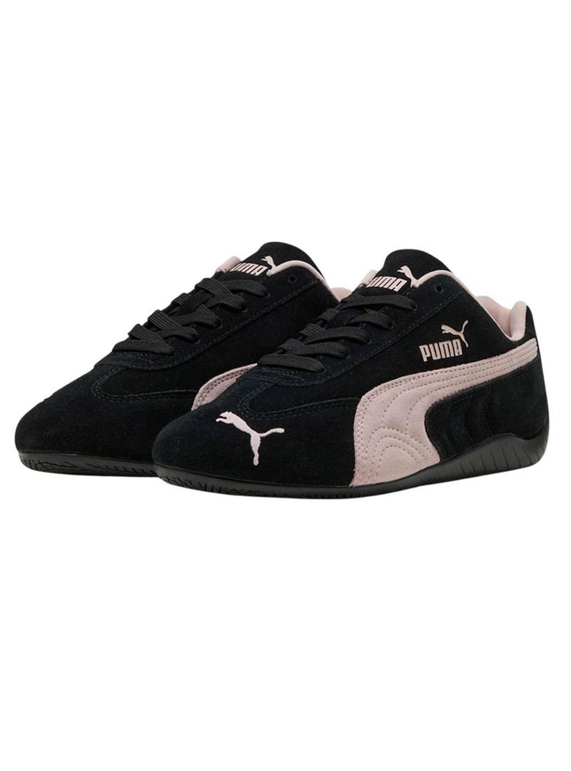 Sapatilhas Puma Speedcat OG preto e rosa para mulher.