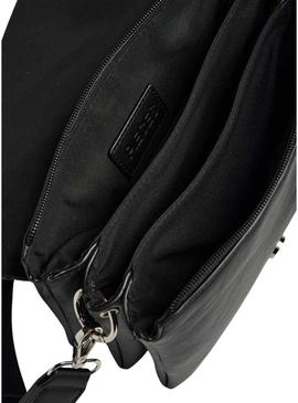 Bolsa Pieces Jenni Trançada preta para mulher