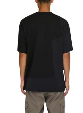 Camiseta Only and Sons Curated preta para homem.