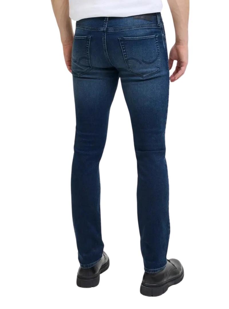 Calça jeans Jack and Jones Glenn azul para homem.