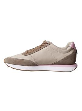 Sapatilhas Calvin Klein Jeans Retro Runner rosa para mulher