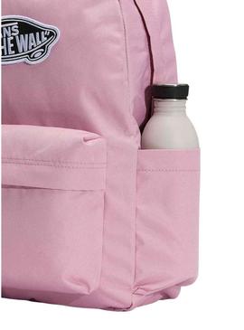 Mochila Vans Old Skool rosa para mulher e homem.