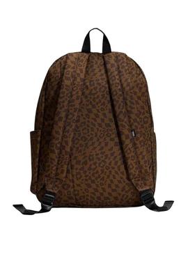 Mochila Vans Old Skool animal print marrom para mulher e homem.