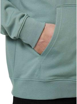 Moletom Helly Hansen Core turquesa para homem.