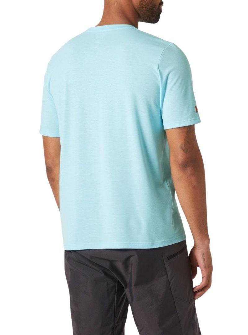 Camisa Helly Hansen Race turquesa para homem.
