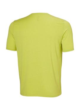 Camiseta Helly Hansen Race limão para homem