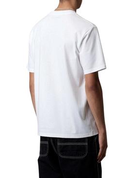Camiseta Carhartt University branca para homem