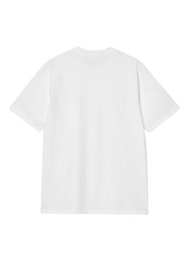 Camiseta Carhartt University branca para homem