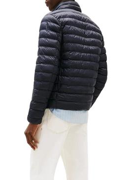 Jaqueta Tommy Hilfiger Core Packable Recycled azul marinho para homem.