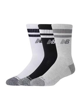 Meias New Balance Active Stripe três pares