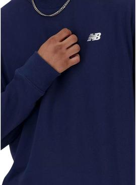 Moletom New Balance Sport azul para homens.