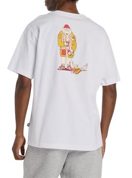 Camiseta New Balance Spectator branca para homem.