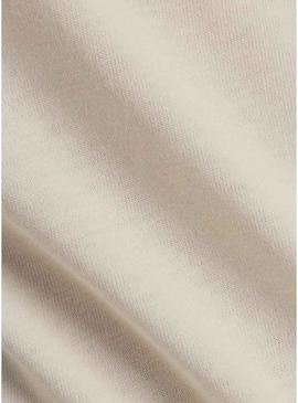 Camiseta New Balance Reimaginada bege para mulher.