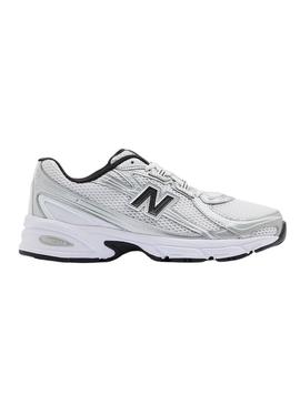 Sapatilhas New Balance U740 branco e preto para mulher