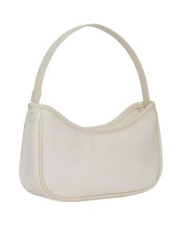 Bolsa Calvin Klein Teddy Logo branca para menina