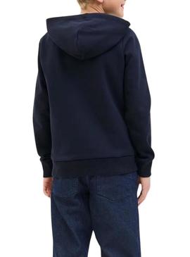 Moletom com capuz Jack and Jones Geplas marinho para criança