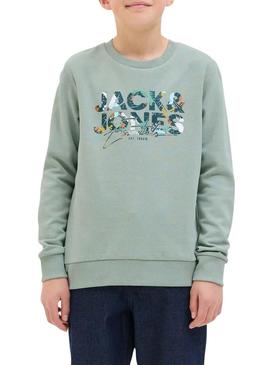 Moletom Jack and Jones Geplas verde para criança