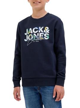 Moletom Jack and Jones Geplas marinho para criança.