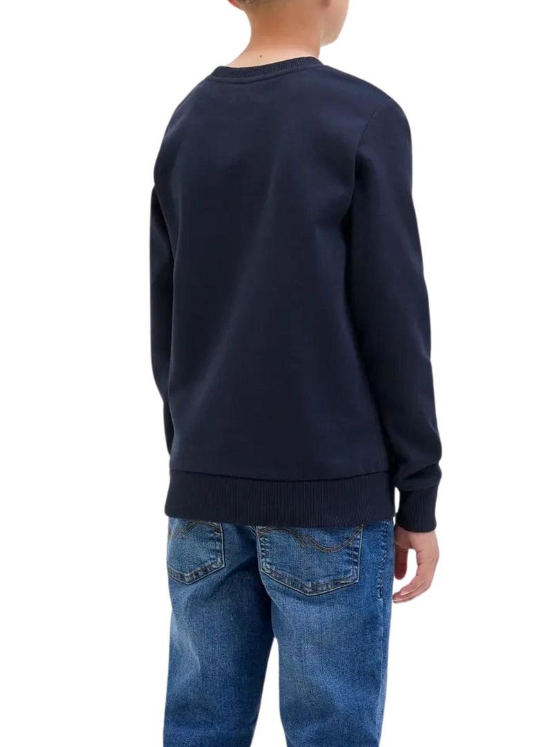 Moletom Jack and Jones Geplas marinho para criança.