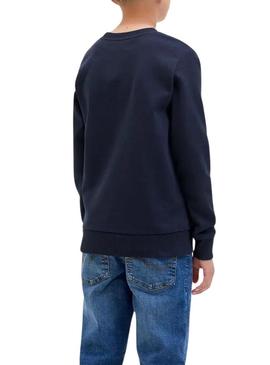 Moletom Jack and Jones Geplas marinho para criança.