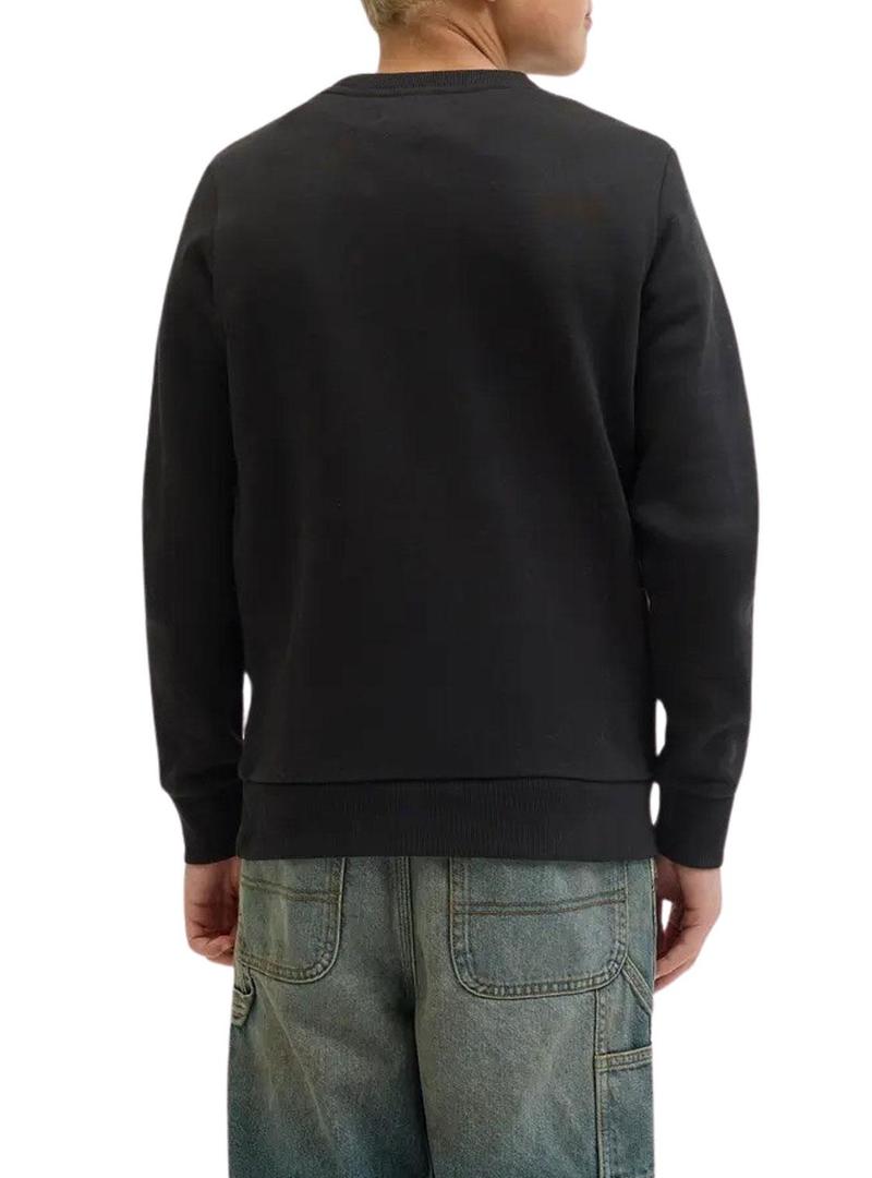 Moletom Jack and Jones Geplas preto para criança.