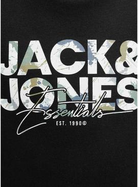Moletom Jack and Jones Geplas preto para criança.