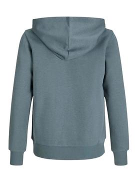 Moletom com capuz Jack and Jones azul para crianças.