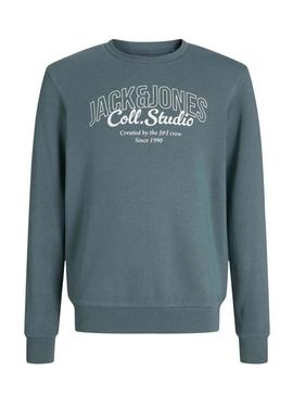 Moletom Jack and Jones Makoto azul para criança