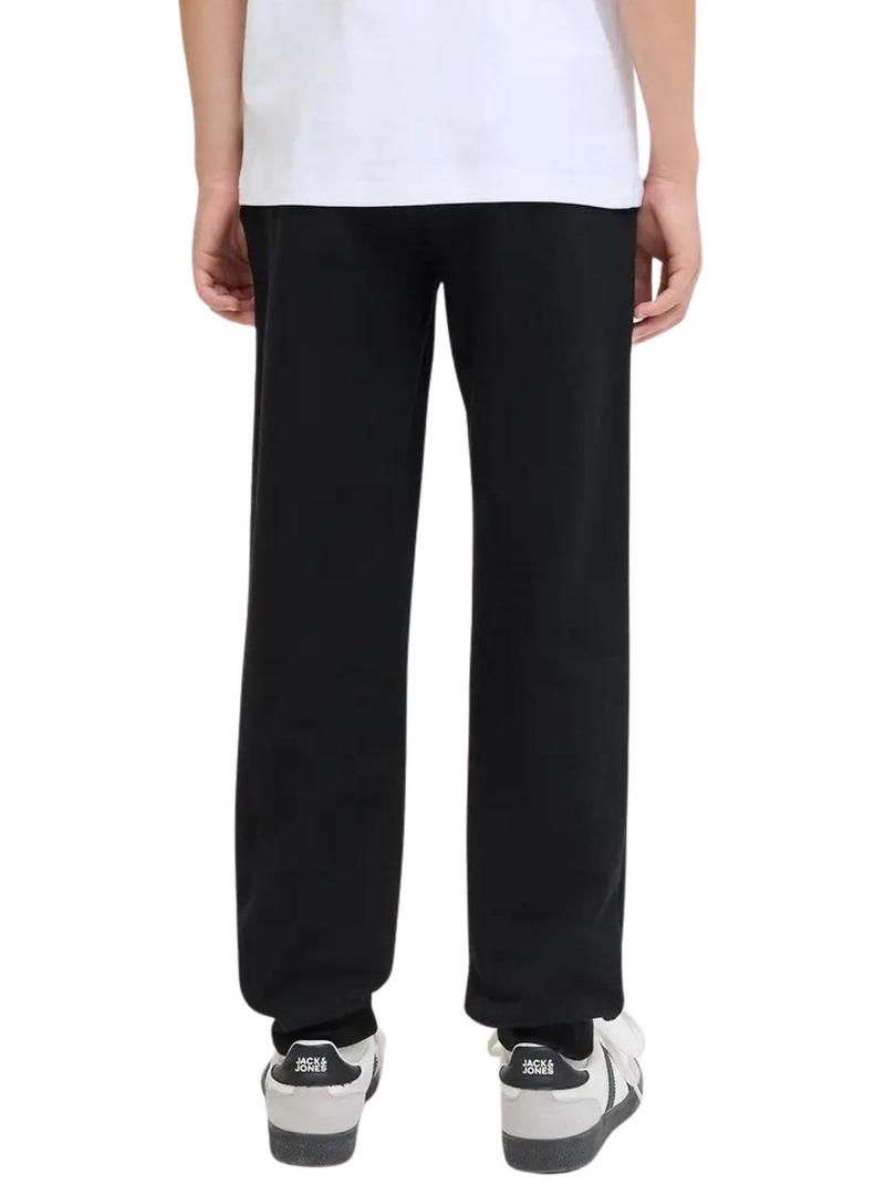 Calça Jack and Jones Makoto preta para menino.
