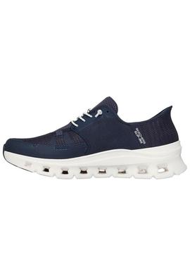 Tênis Skechers Glide azul marinho para homem.