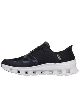 Sapatilhas Skechers Glide preto para homem.