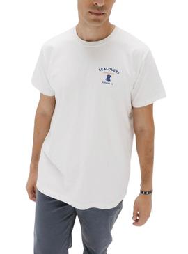 Camiseta El Pulpo Sealovers branco para homem