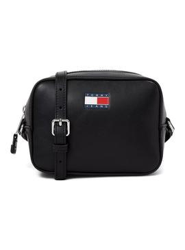 Bolsa Tommy Jeans Daily Elevated preta para mulher