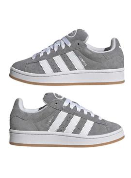 Sapatilhas Adidas Campus 00S Cinza para menina e menino