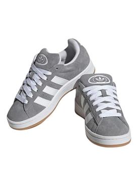 Sapatilhas Adidas Campus 00S Cinza para menina e menino