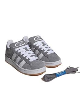 Sapatilhas Adidas Campus 00S Cinza para menina e menino