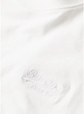 Camiseta Superdry Essential Logo branca para homem.