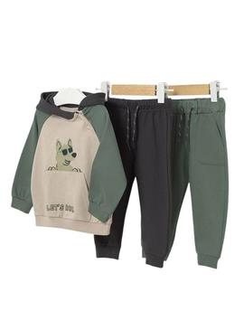 Conjunto de moletom Mayoral 2 calças combinadas bebê