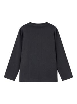 Camisa Mayoral capacetes cinza para menino.