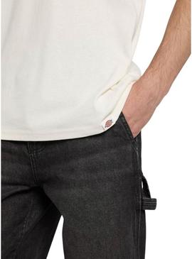 Camiseta Dickies Gordonsville branca para homens.