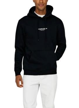 Moletom Only and Sons Curated preto para homens