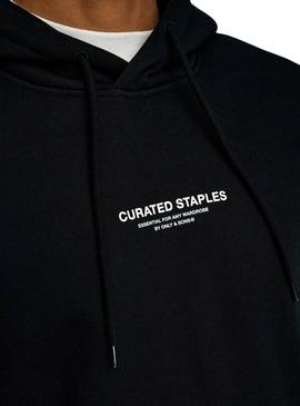 Moletom Only and Sons Curated preto para homens