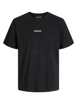 Camisa Jack and Jones Mine preta para homem.