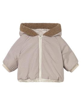Casaco Mayoral reversível bege para bebê