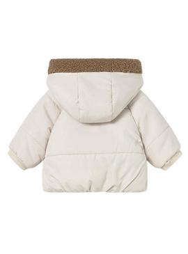Casaco Mayoral reversível bege para bebê