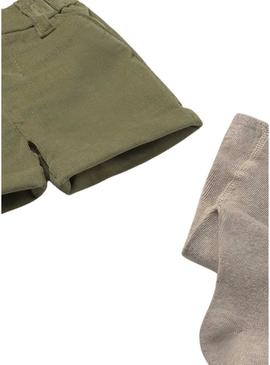 Conjunto Mayoral 3 peças calção bebê