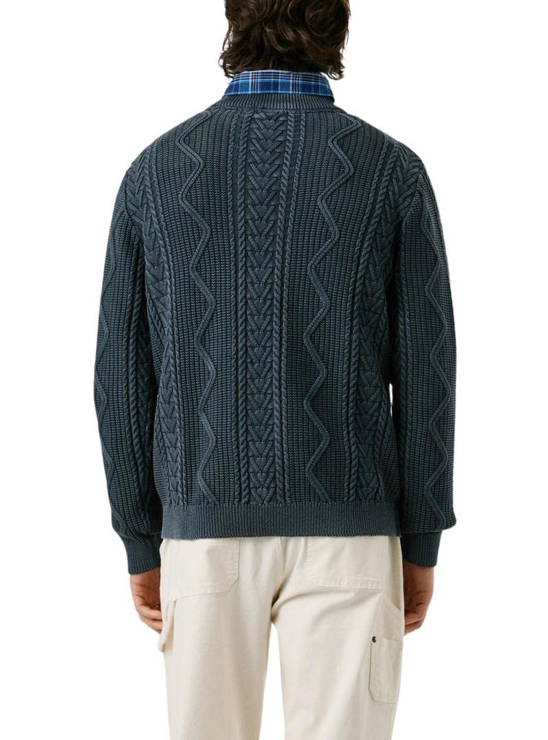 Camisola Pepe Jeans Perry azul marinho para homem